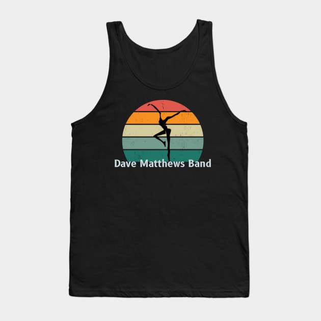 Dave Matthews Band - Retro Firedancer Tank Top by AwkwardTurtle